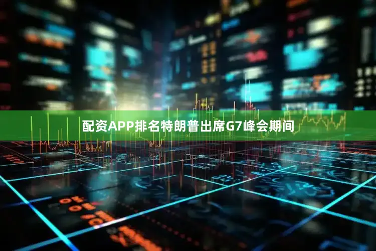 配资APP排名特朗普出席G7峰会期间